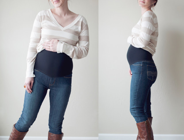 DIY Schwangerschaftsjeans Ergebnis