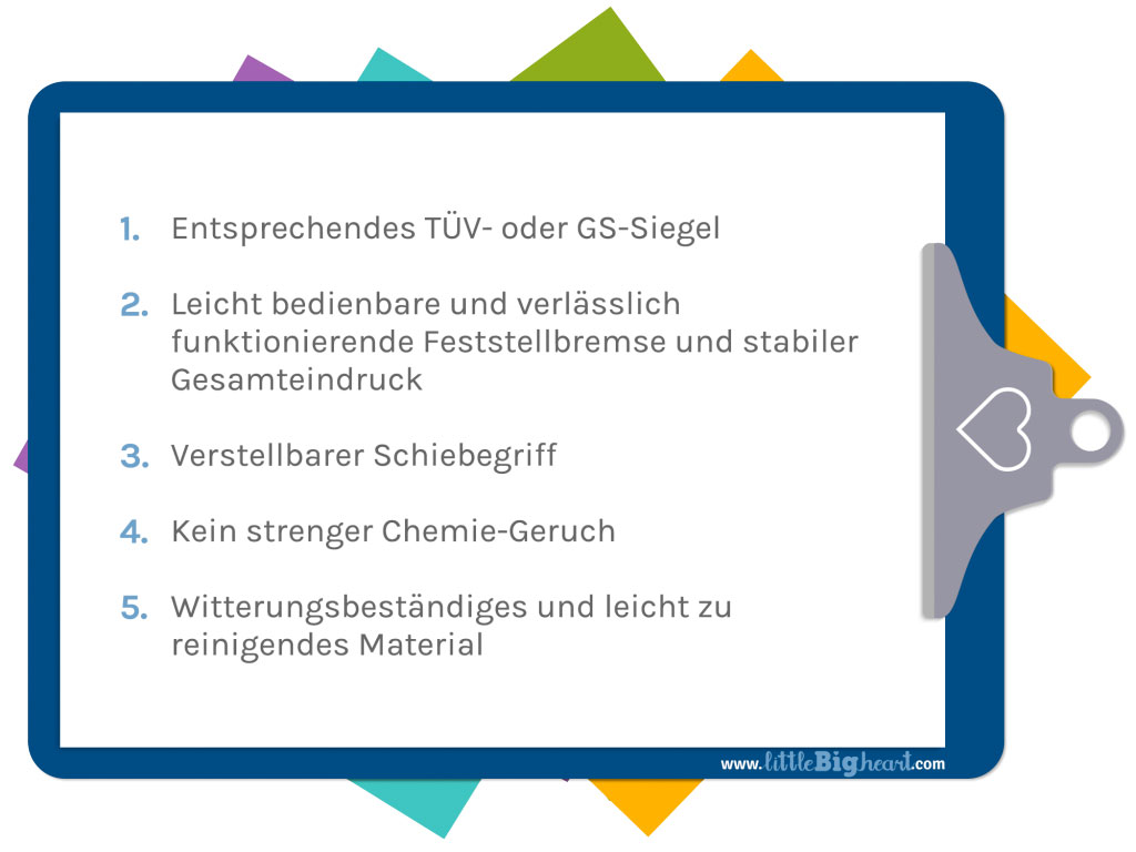 Kinderwagen Checklist